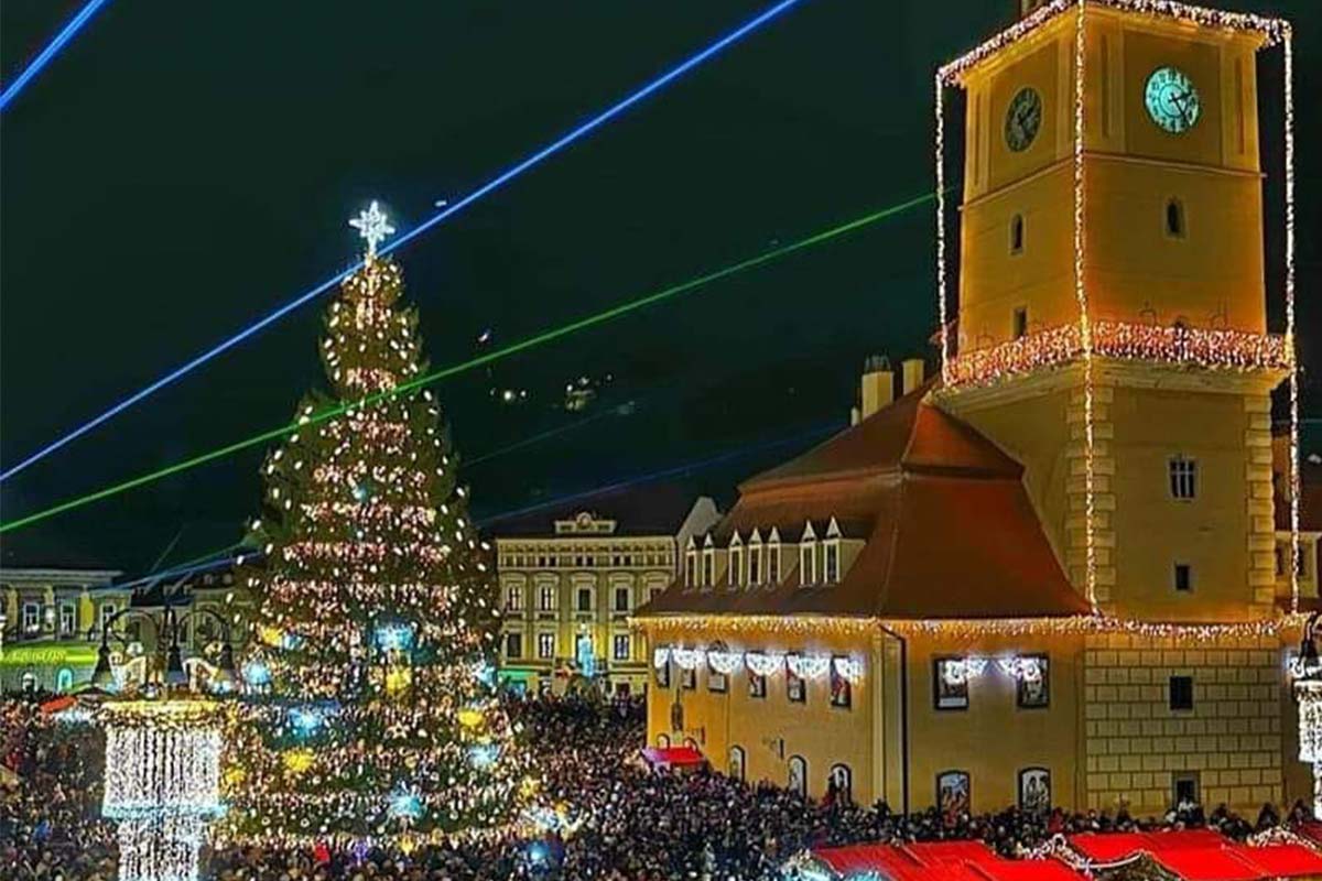 Weihnachtsmarkt in Brasov (Kronstadt)